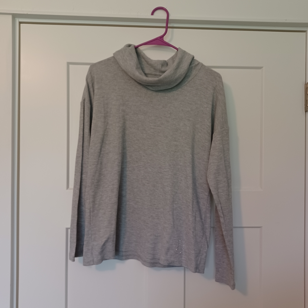Michael Kors Light Gray Cowl Neck Sweater